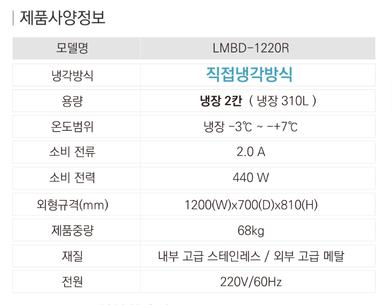 1.라셀르 냉장.냉동고 테이블형 가로1200size(LMBD-1220R)사진1-2.png