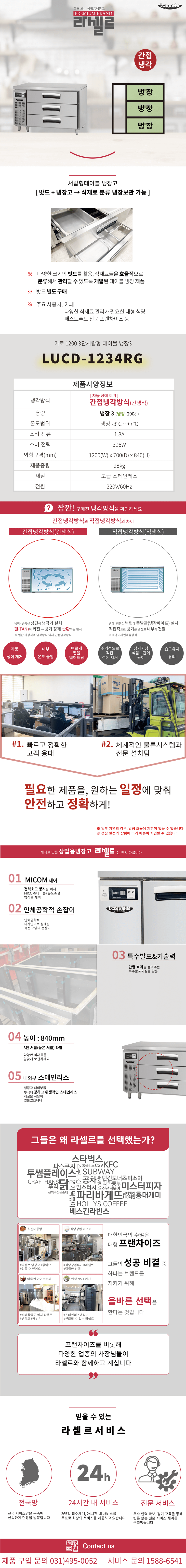 4.라셀르 냉장.냉동고 테이블형 가로1200size(LUCD-1234RG)사진1-1.png