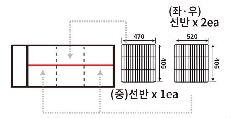 9.라셀르 냉장.냉동고 테이블형 가로1800size(LPT-1834R)사진1-3.png